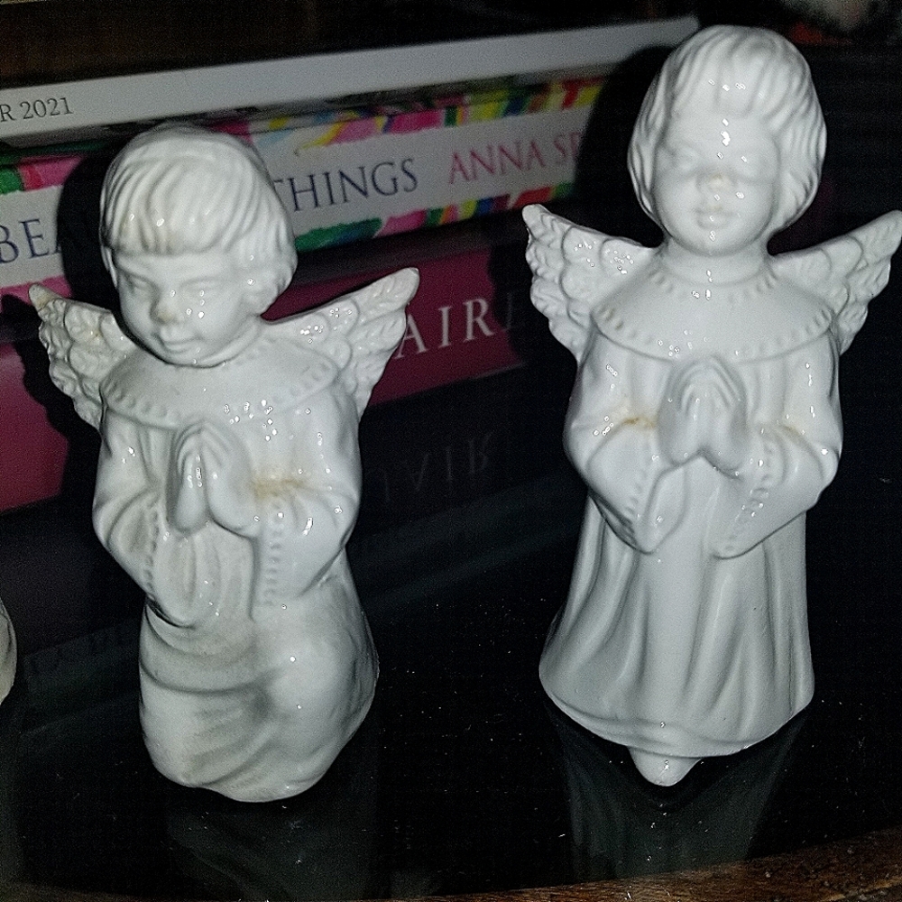 Five Italian angel mini candleholders - Picture 5 of 16